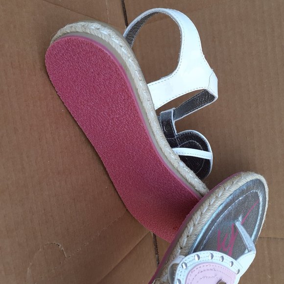 MISS SIXTY Genuine Leather Buckle-Strap Gladiator Sandal 6-6.5 NEW, READ. - Picture 11 of 13